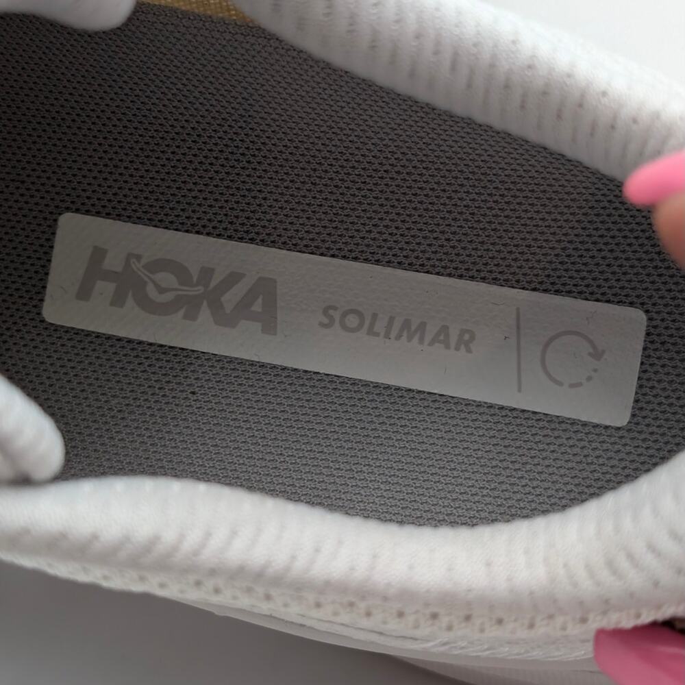 Hoka One One Solimar Running Sneaker Shoes Lace-Up Women's White Size US8B EU40 - Picture 6 of 9